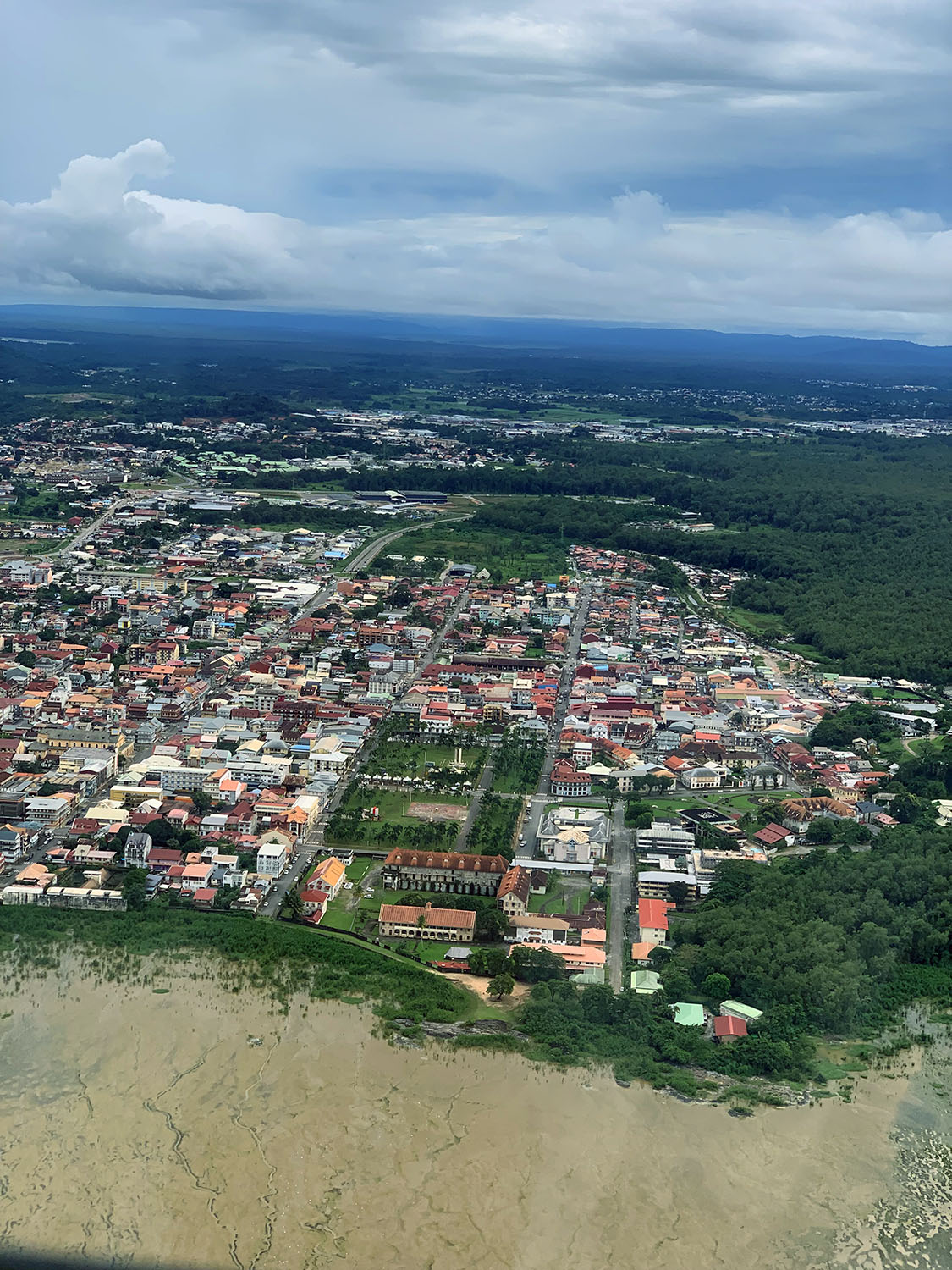 vue aérienne cayenne